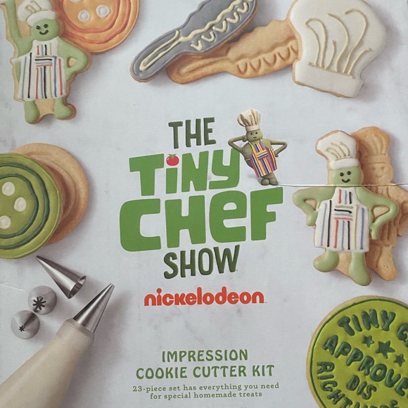 Williams Sonoma Tiny Chef Impression Cookie Cutter Kit - NEW IN BOX - Picture 3 of 5